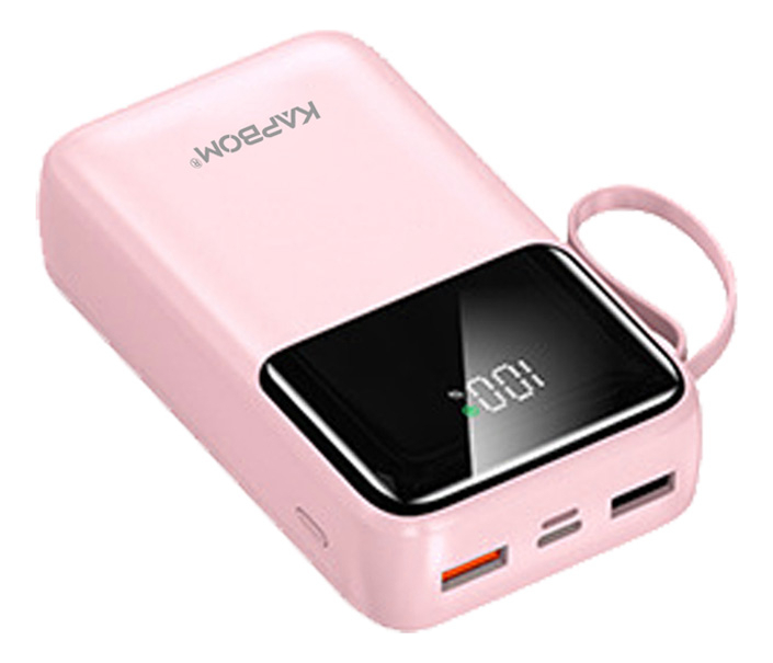 Kapbom22.5w Banco De Potência Portátil 20000mah Azul