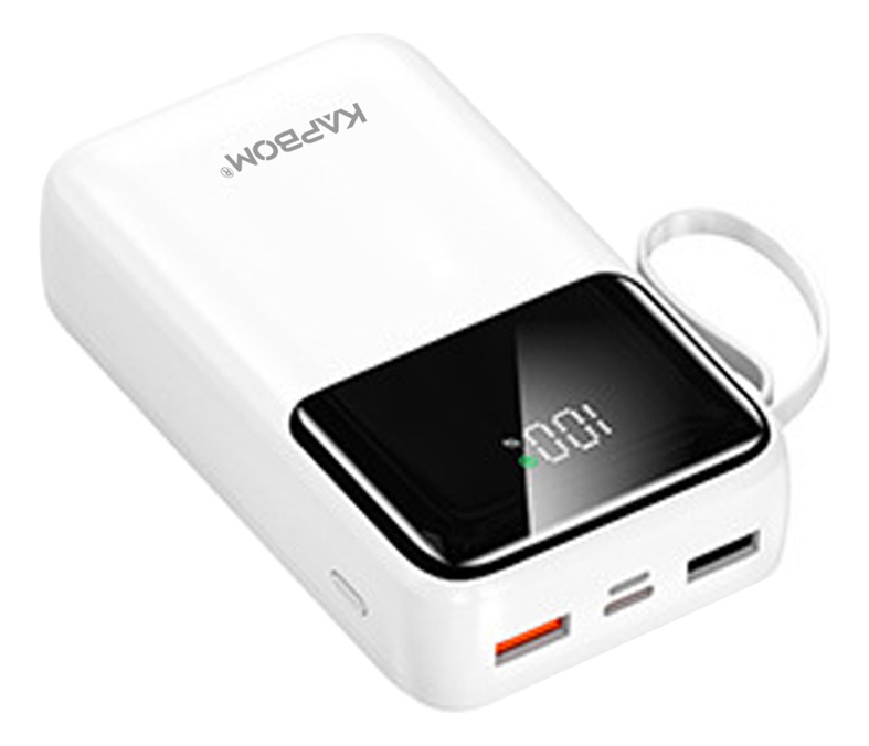 Kapbom22.5w Banco De Potência Portátil 20000mah Azul