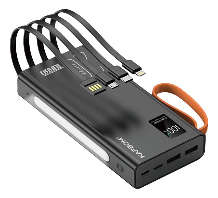 Kapbom22.5w Banco De Potência Portátil 20000mah Azul