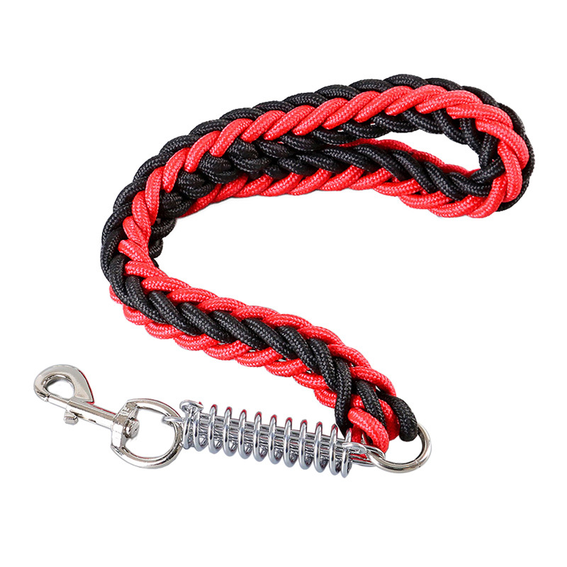 uia com Amortecedor Pet até 30KG 50cmGuia De Cachorro de Metros Corda de Poli 15 Milimetros Com Mosquetão Reforçado(azul,M)