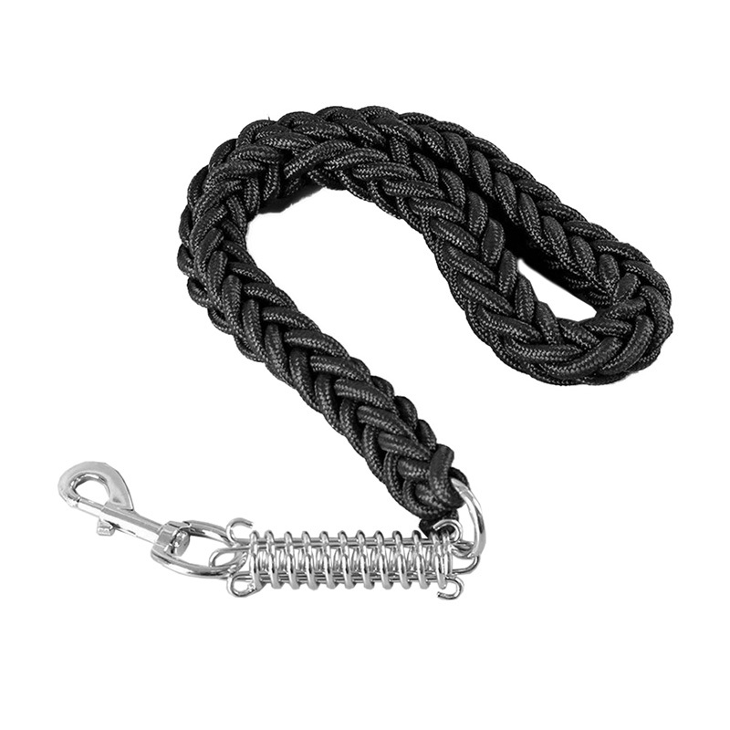 uia com Amortecedor Pet até 30KG 50cmGuia De Cachorro de Metros Corda de Poli 15 Milimetros Com Mosquetão Reforçado(azul,M)