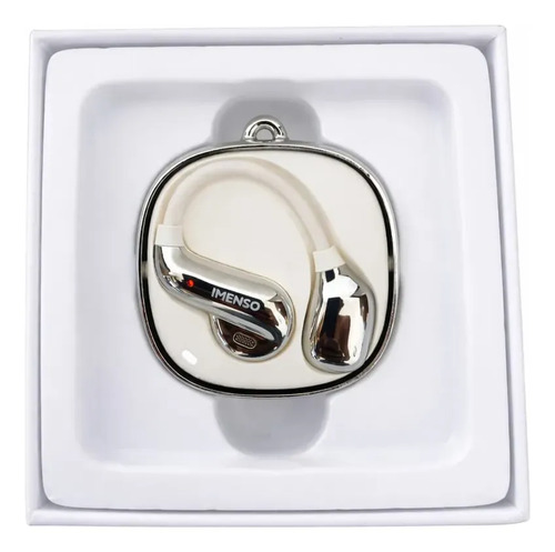 Fone Bluetooth De Gancho Com Audio De Hifi Ims-817a-Branco(Branco)