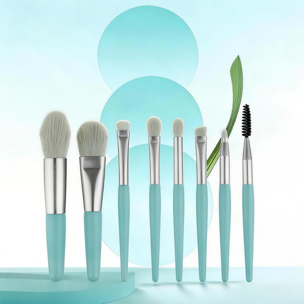 Kit 13 Pçs Pincéis De Maquiagem Contorno Kabuki Profissional(Azul aprimorado (com escova para cílios))