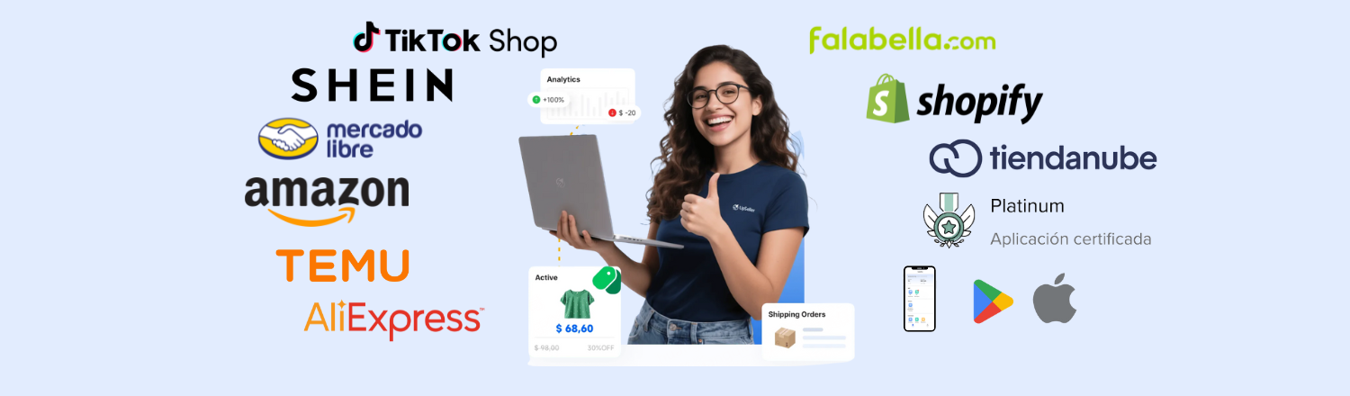 UpSeller ERP: ERP gratuito todo en uno para E-commerce con experiencia y equipo experto que ayuda a vendedores en LATAM a operar, sincronizar y automatizar.