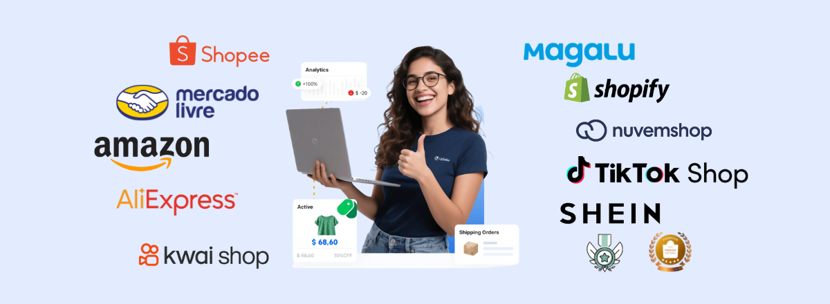 UpSeller ERP: ERP gratuito tudo em um para E-commerce, com experiência e uma equipe especialista que ajuda os vendedores na LATAM a operar, sincronizar e automatizar.