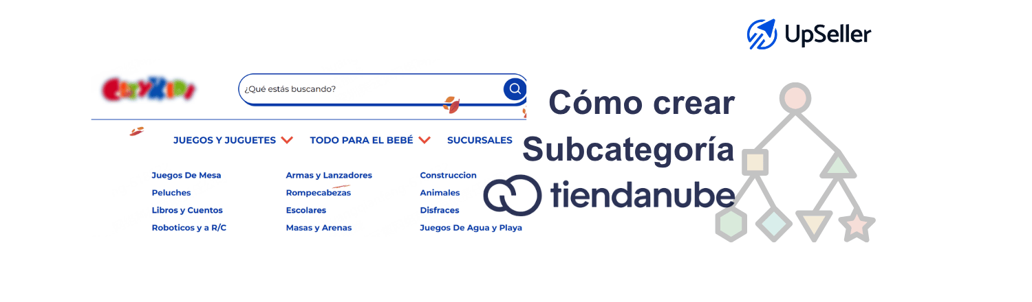 Aprende qué son las subcategorías en Tiendanube, cómo crearlas y gestionarlas mejor con UpSeller para ordenar tu catálogo.