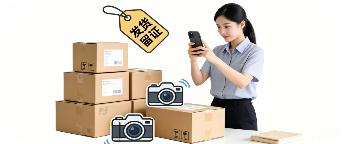 UpSeller  全新推出【发货留证】功能，通过拍照或拍视频留存发货证据，有效应对售后争议，让您的每一笔订单都有据可查
