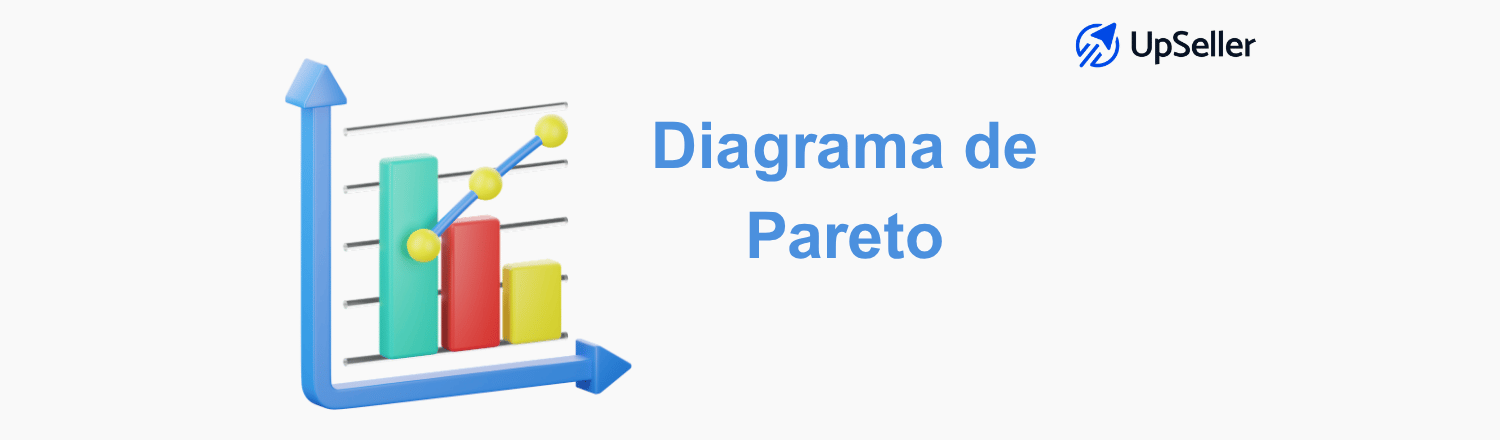 Diagrama de Pareto en eCommerce con ejemplos y pasos. Prioriza problemas, mejora envíos y optimiza tu operación con UpSeller.
