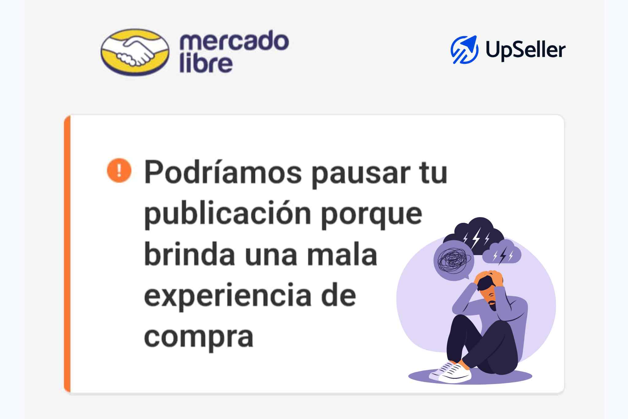 Mercado Libre pausa tu publicación