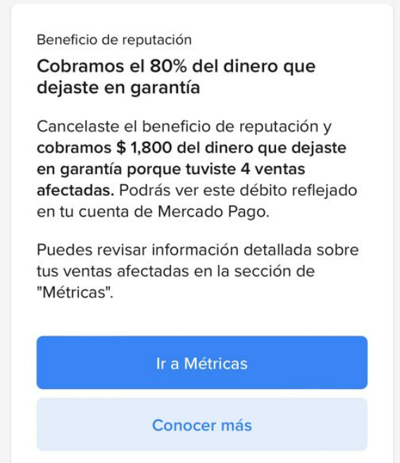 Vale la pena aprovechar el beneficio de reputación por un dinero de garantía?