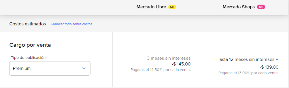 Comisiones y Costos