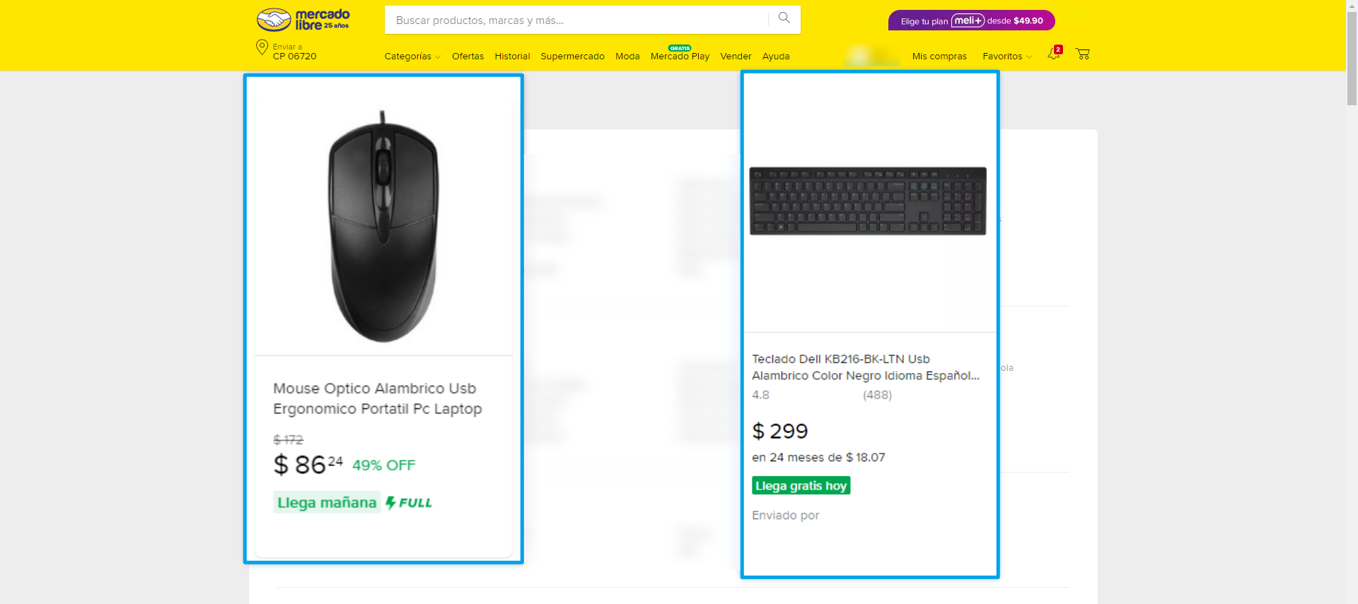 un teclado y un ratón pueden venderse por separado