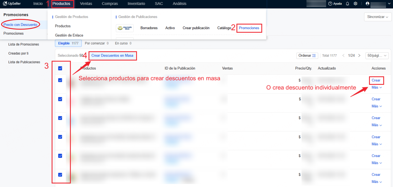 Ofreer Promociones y Descuentos en Mercado Libre