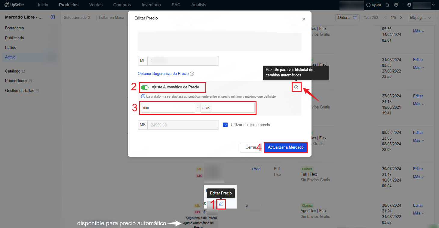 Ofrecer precios competitivos en Mercado Libre