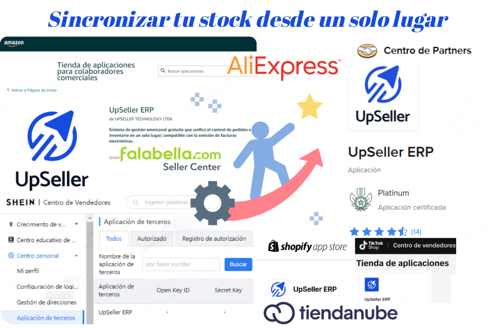 sincroniza stock entre mercadolibre y shopify