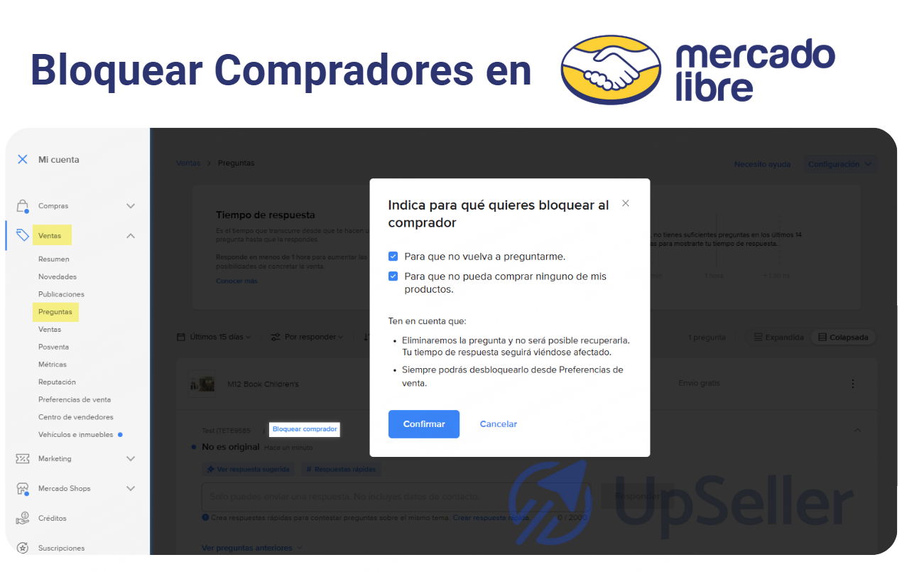 Cómo bloquear a un comprador en Mercado Libre