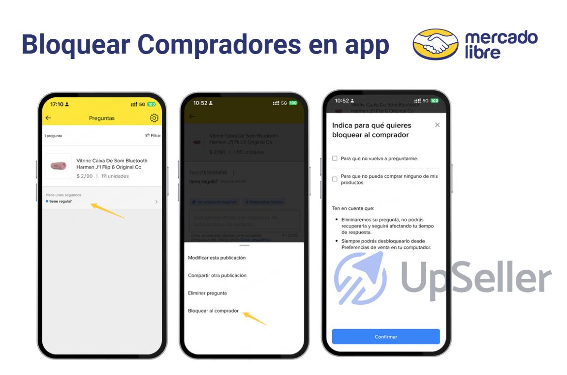 Cómo bloquear a un comprador en mi celular