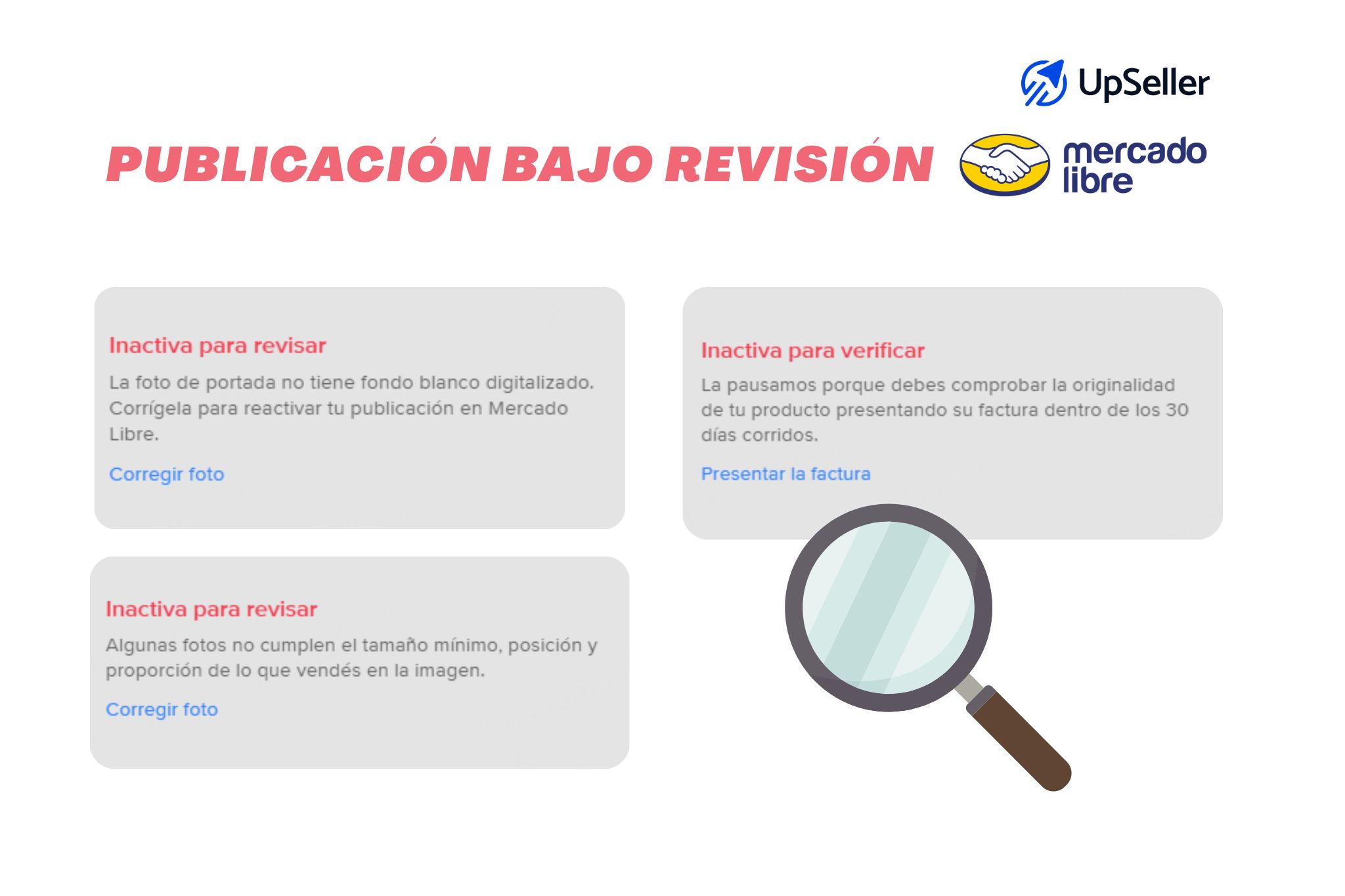 Estado bajo Revisión de Publicación en Mercado Libre