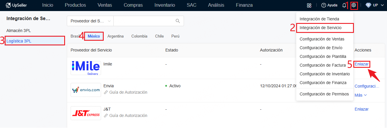 Pedidos automatizados con logística 3PL