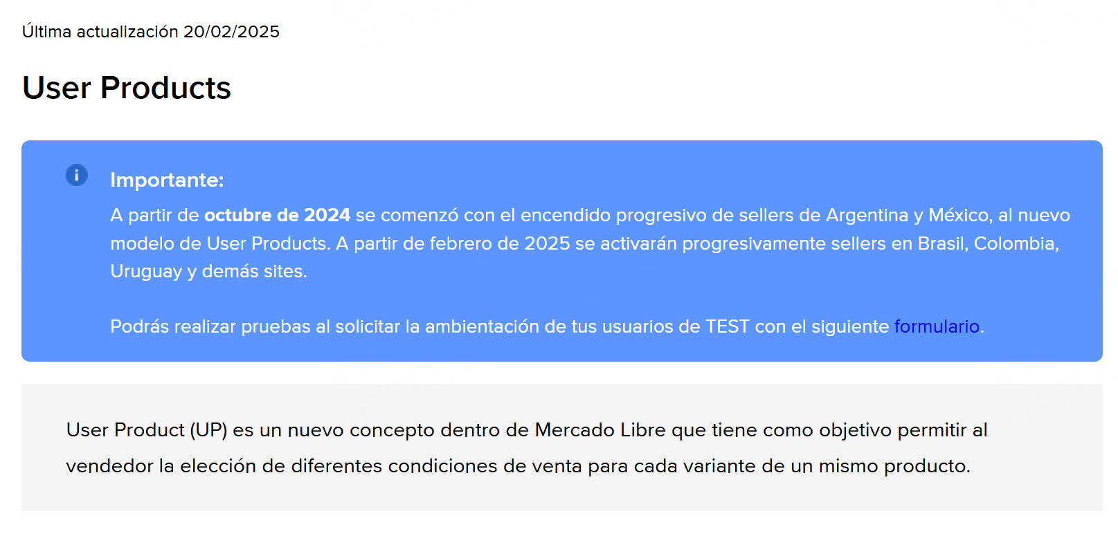 Qué es User Product