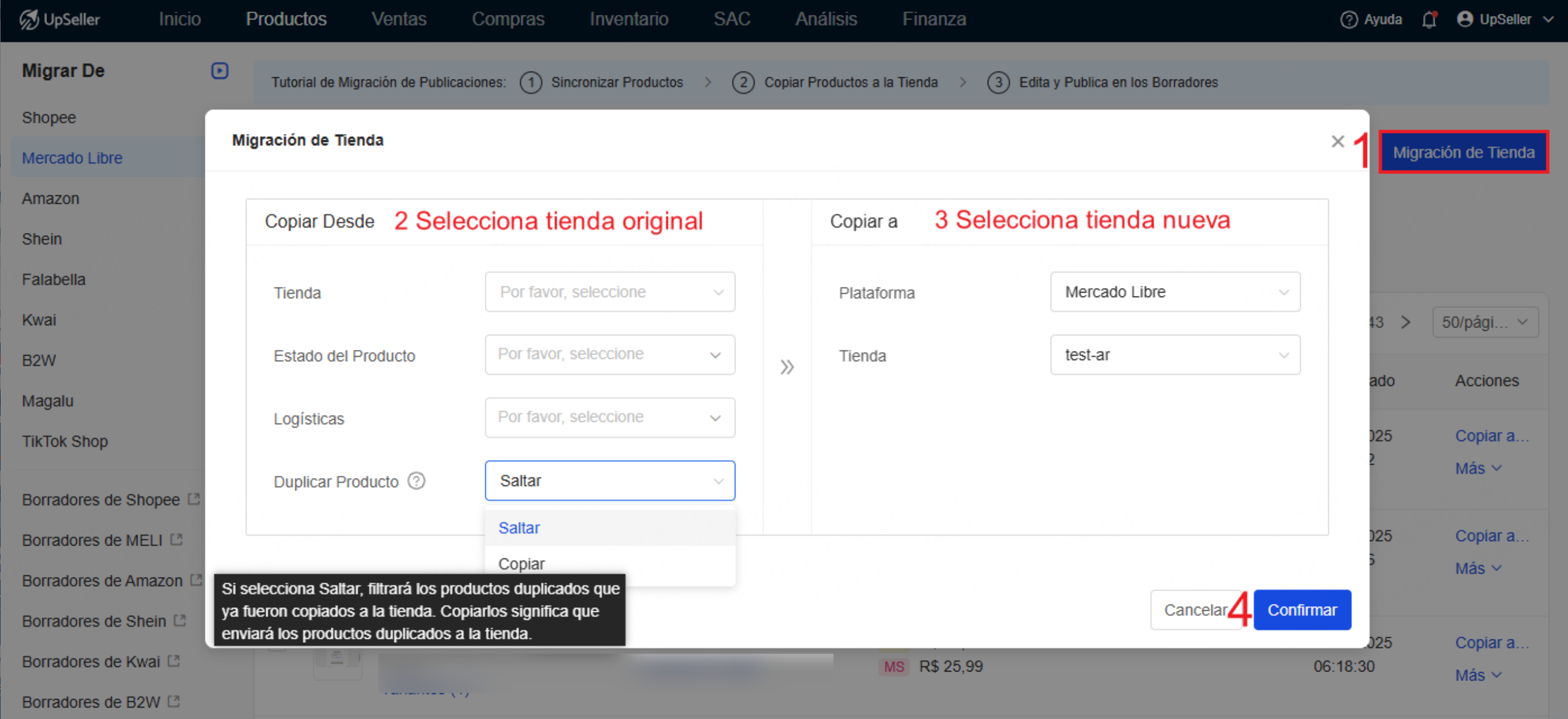 Migrador de Publicaciones a User Product