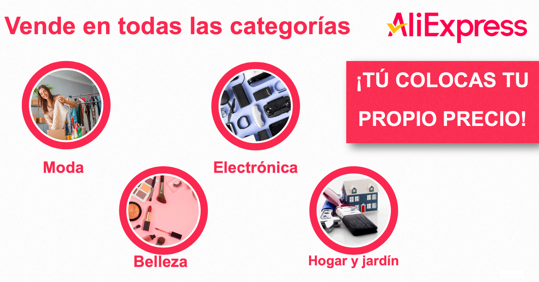 Vende en todas las categorías