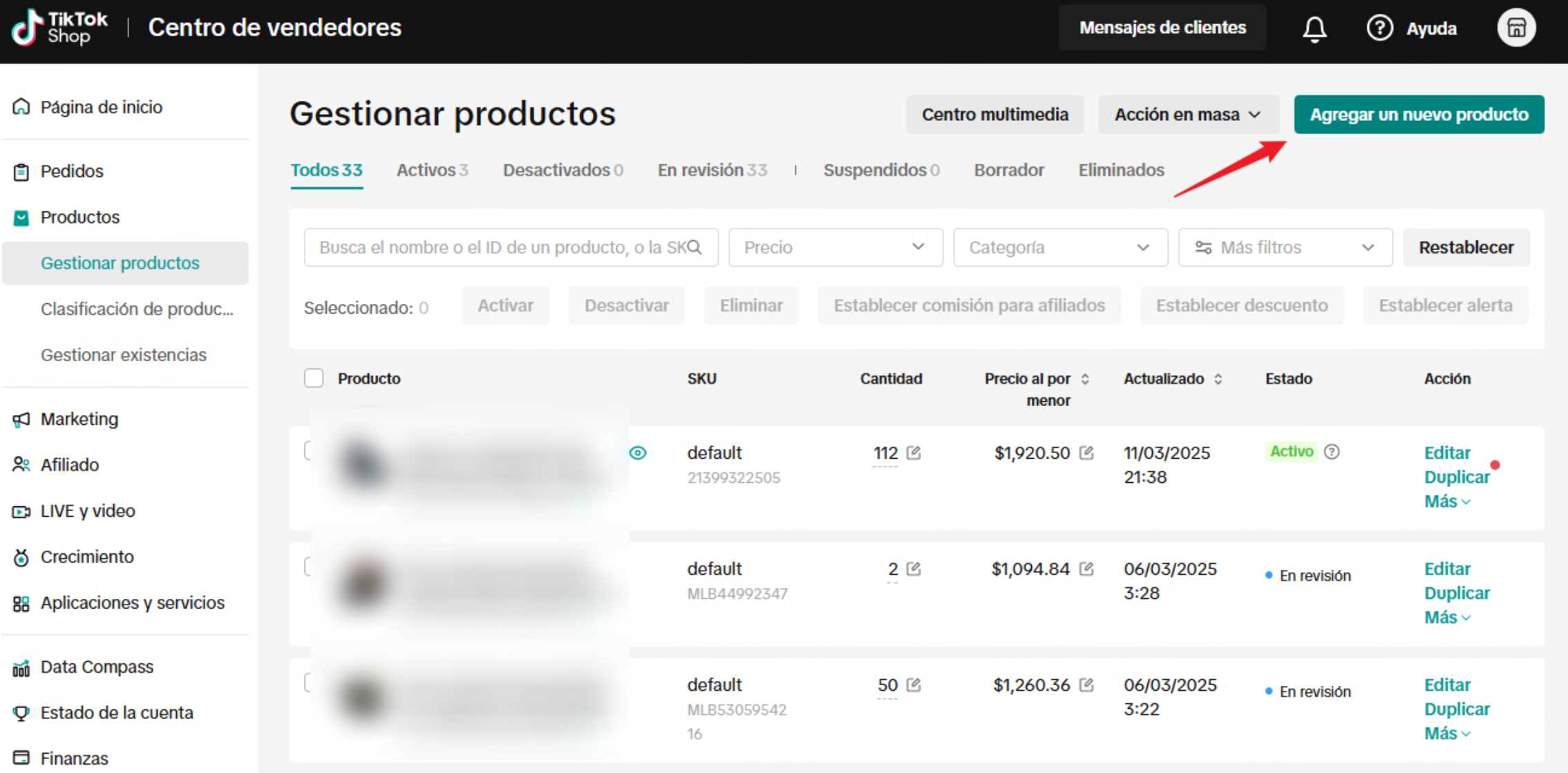 Publica Producto Regularmente en TikTok Shop