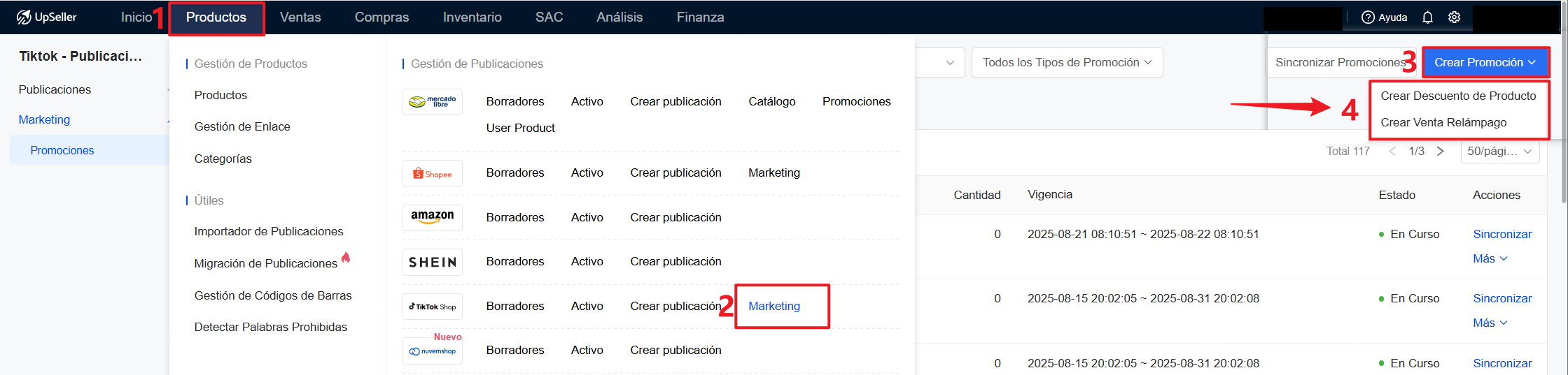 Crea Promociones en TikTok Shop