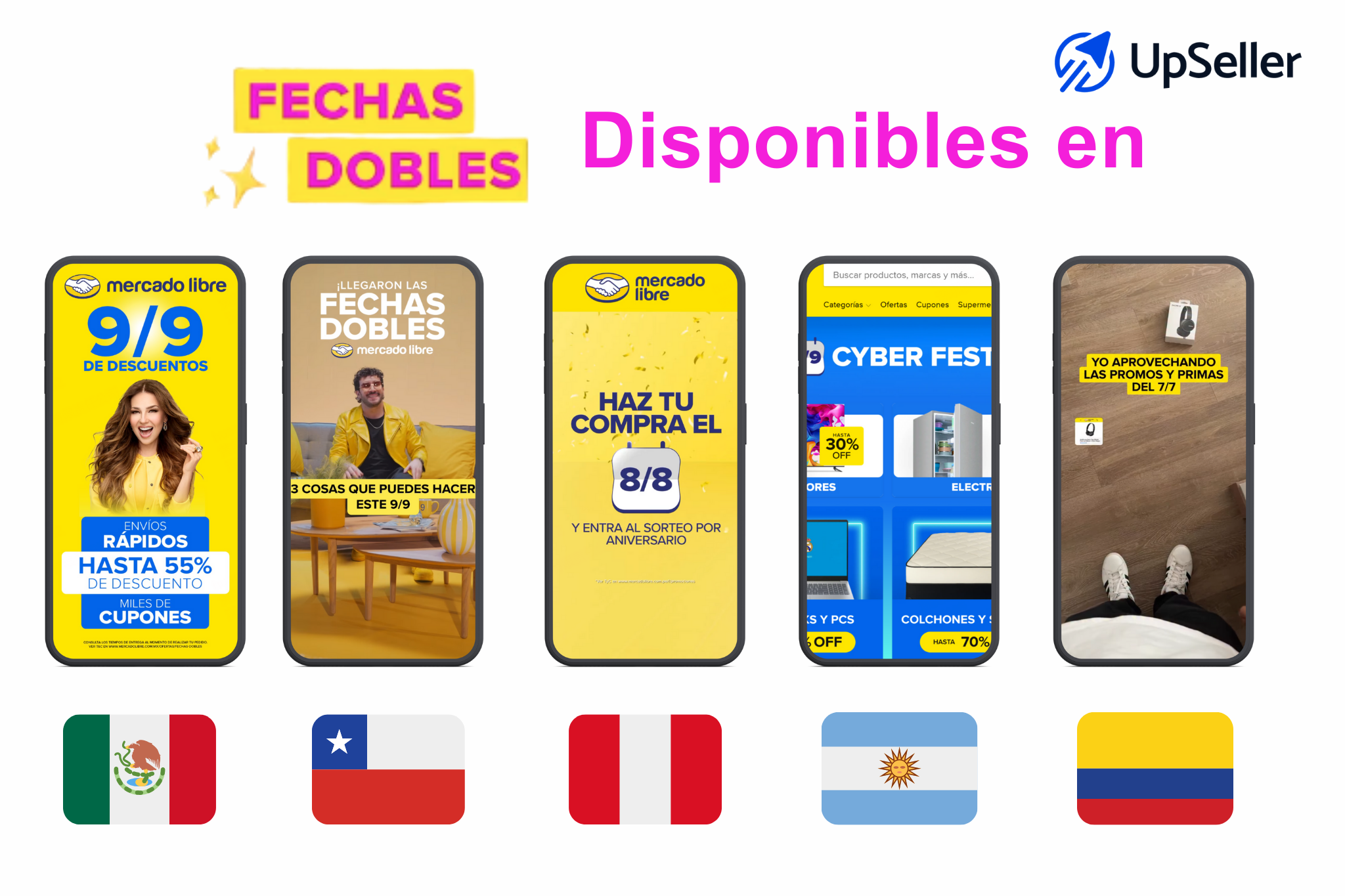 En qué países están disponibles las Fechas
