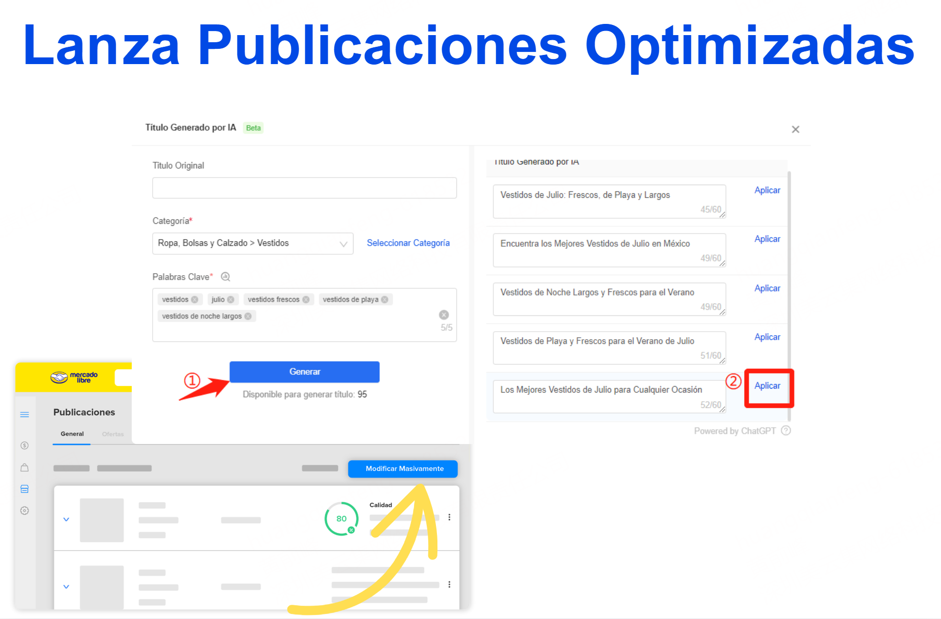 Lanza publicaciones optimizadas