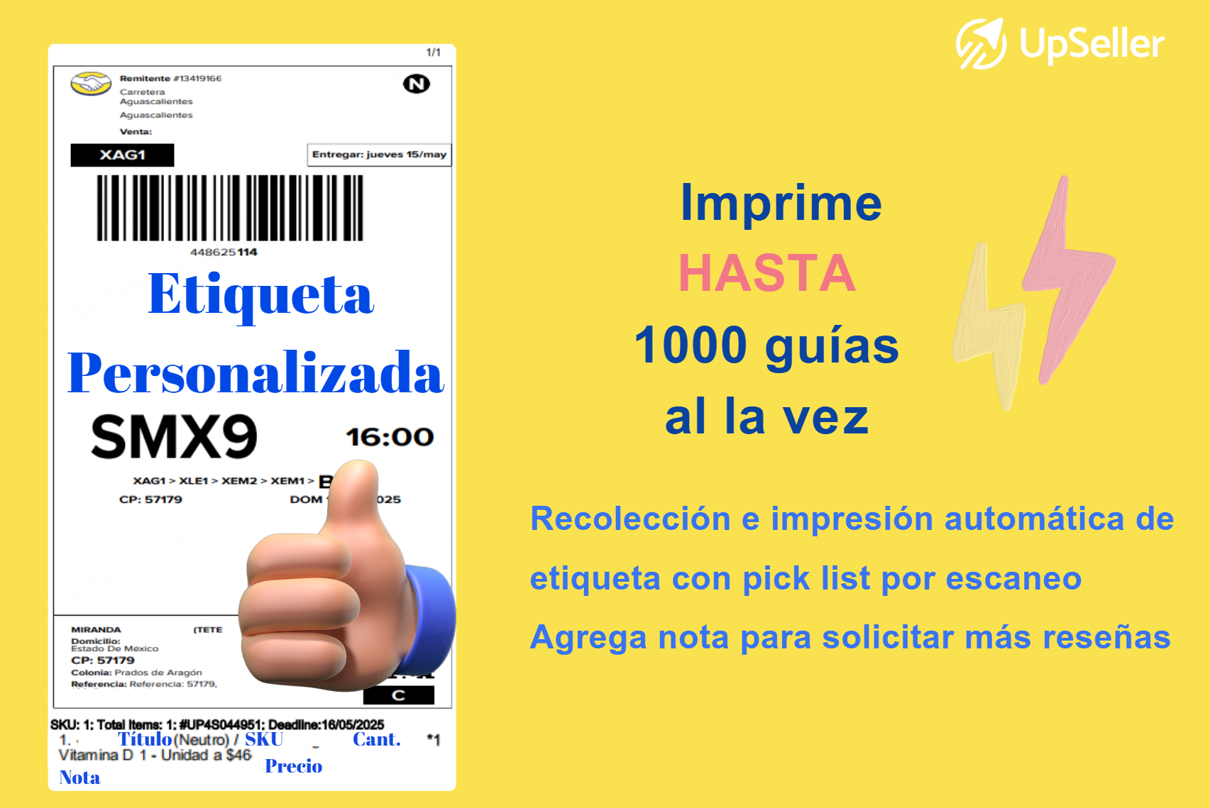Gestiona pedidos organizados