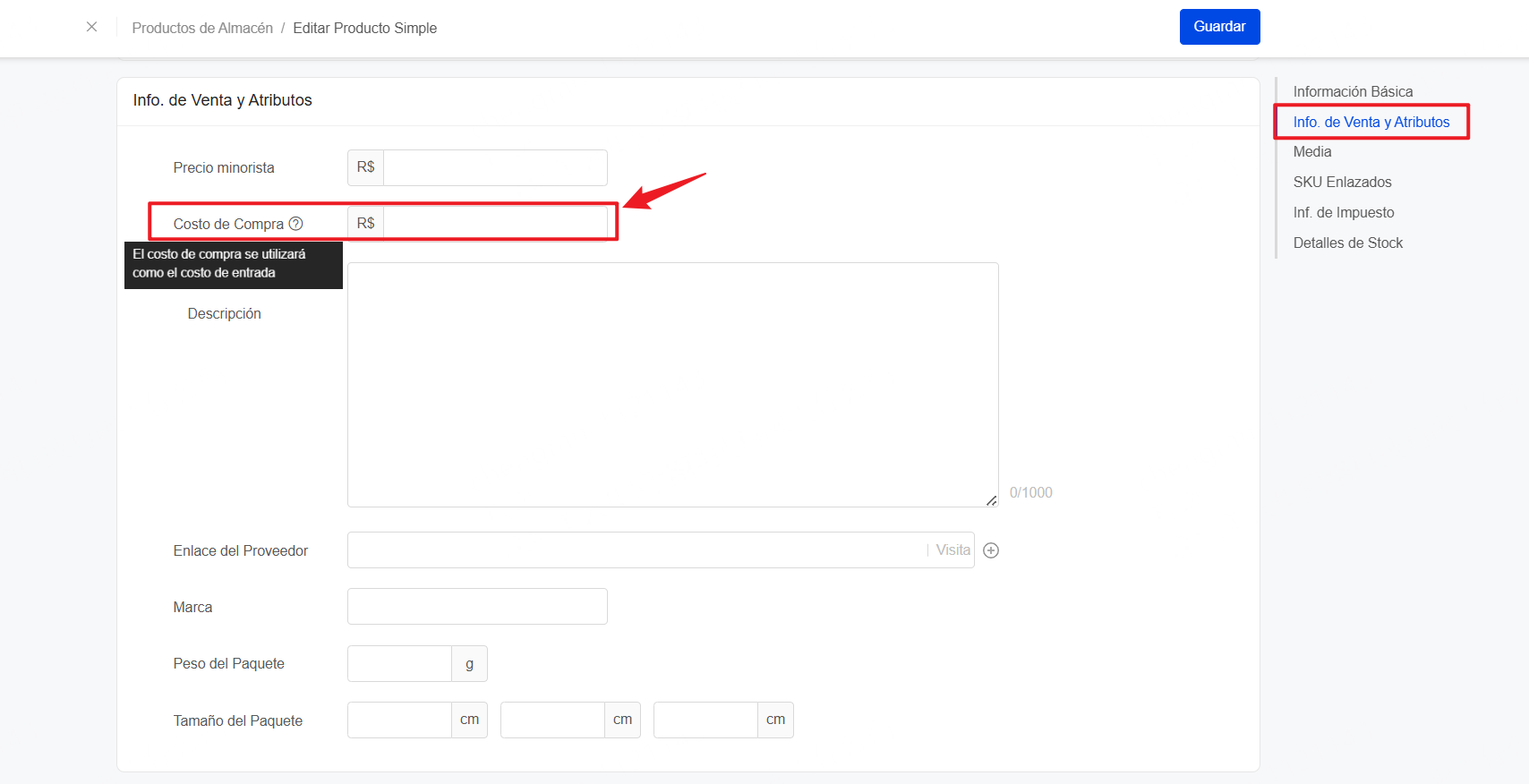 Editar Individualmente