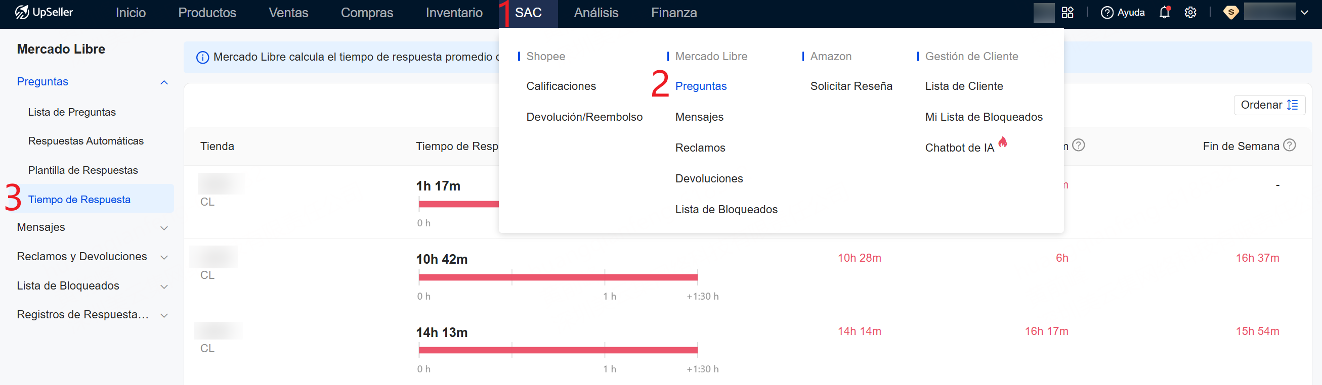entrada de Tiempo de Respuesta