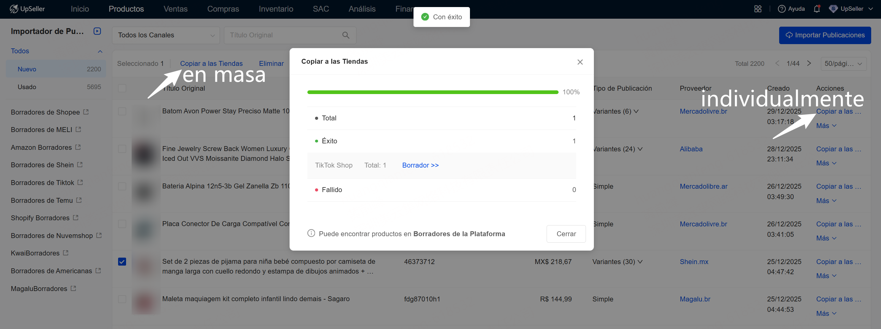 Asignar a tu tienda TikTok Shop