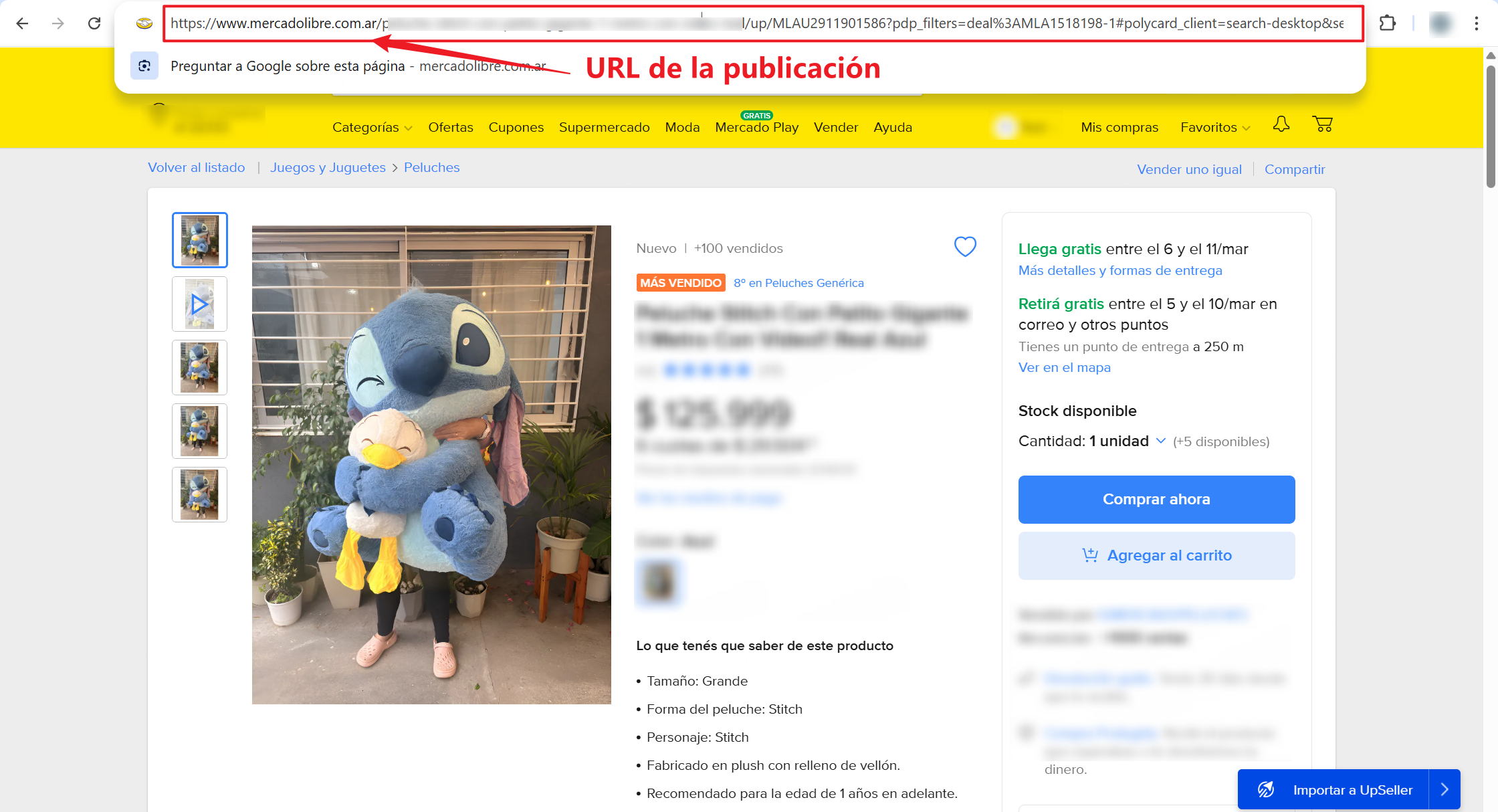 Situación 1: La URL de la publicación no es un enlace de una sola publicación, sino un enlace de una página de categoría. Se debe verificar si la URL de la publicación es correcta.