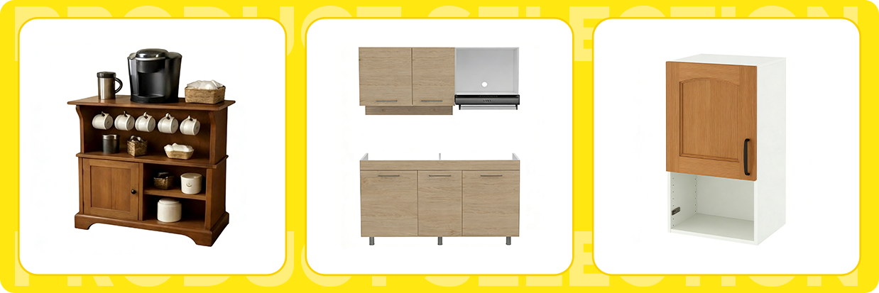 Muebles de cocina y almacenamiento