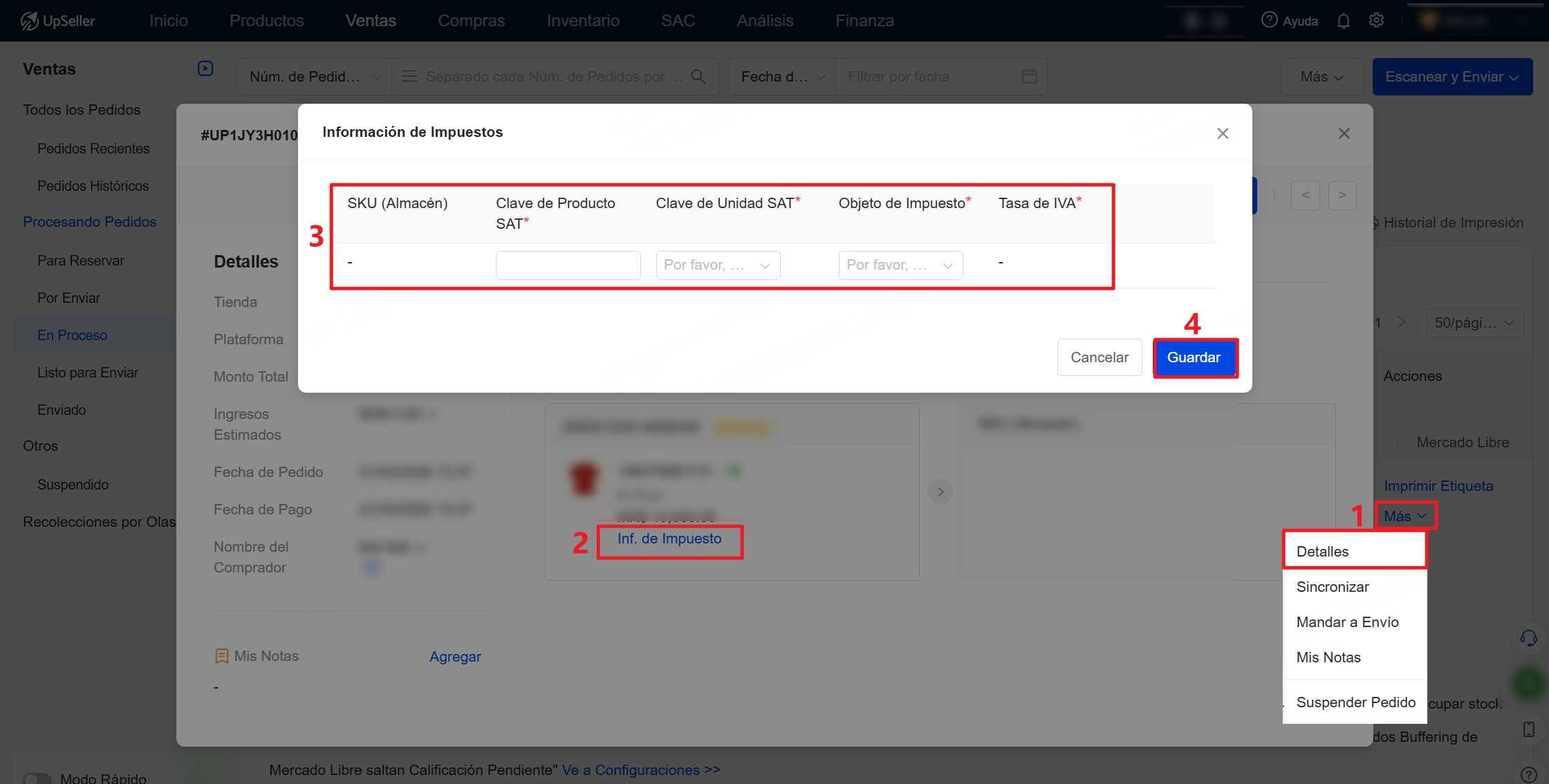 Completar Información de Impuestos de Publicaciones para facturar en México