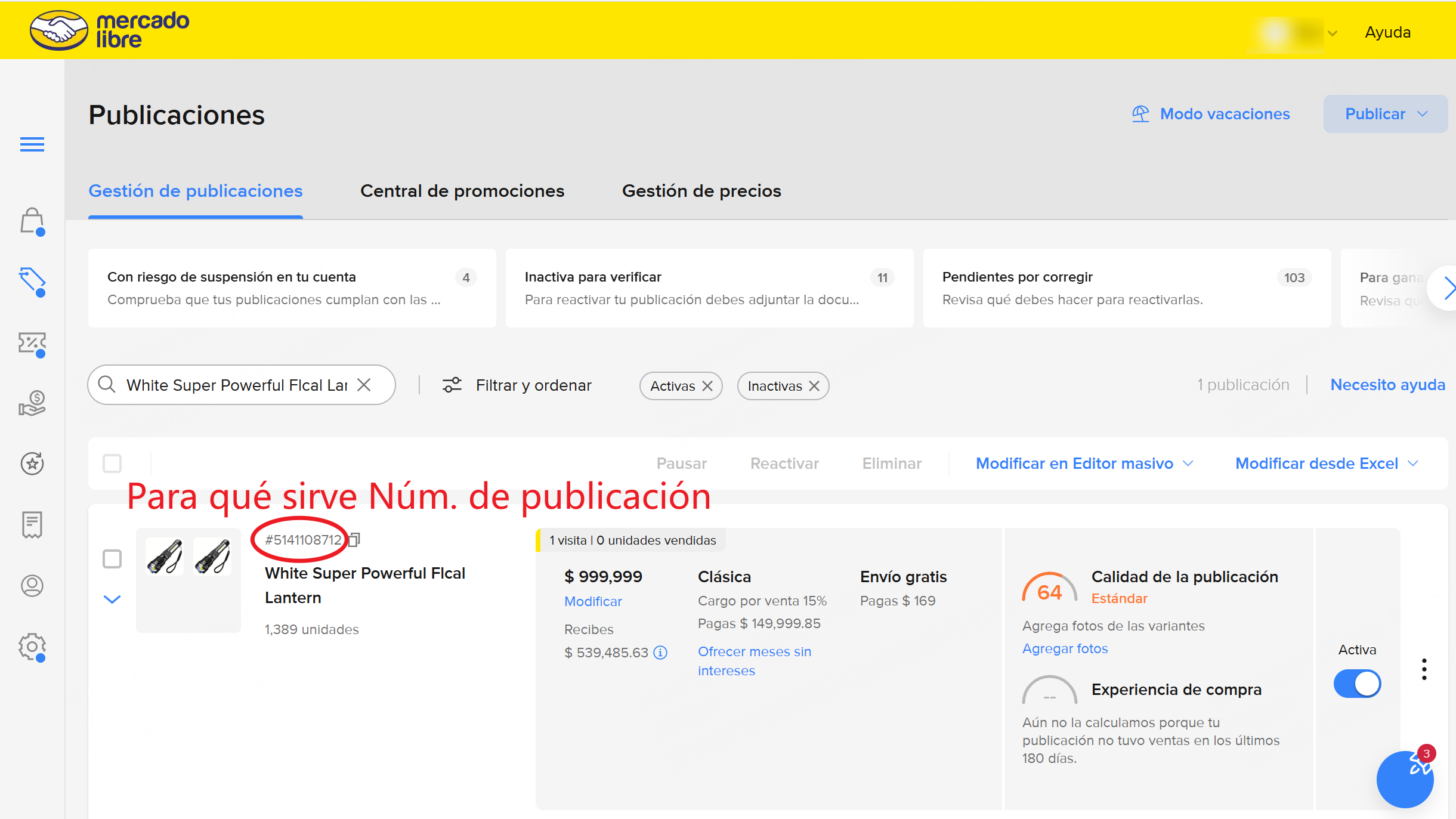 Gestión de publicaciones