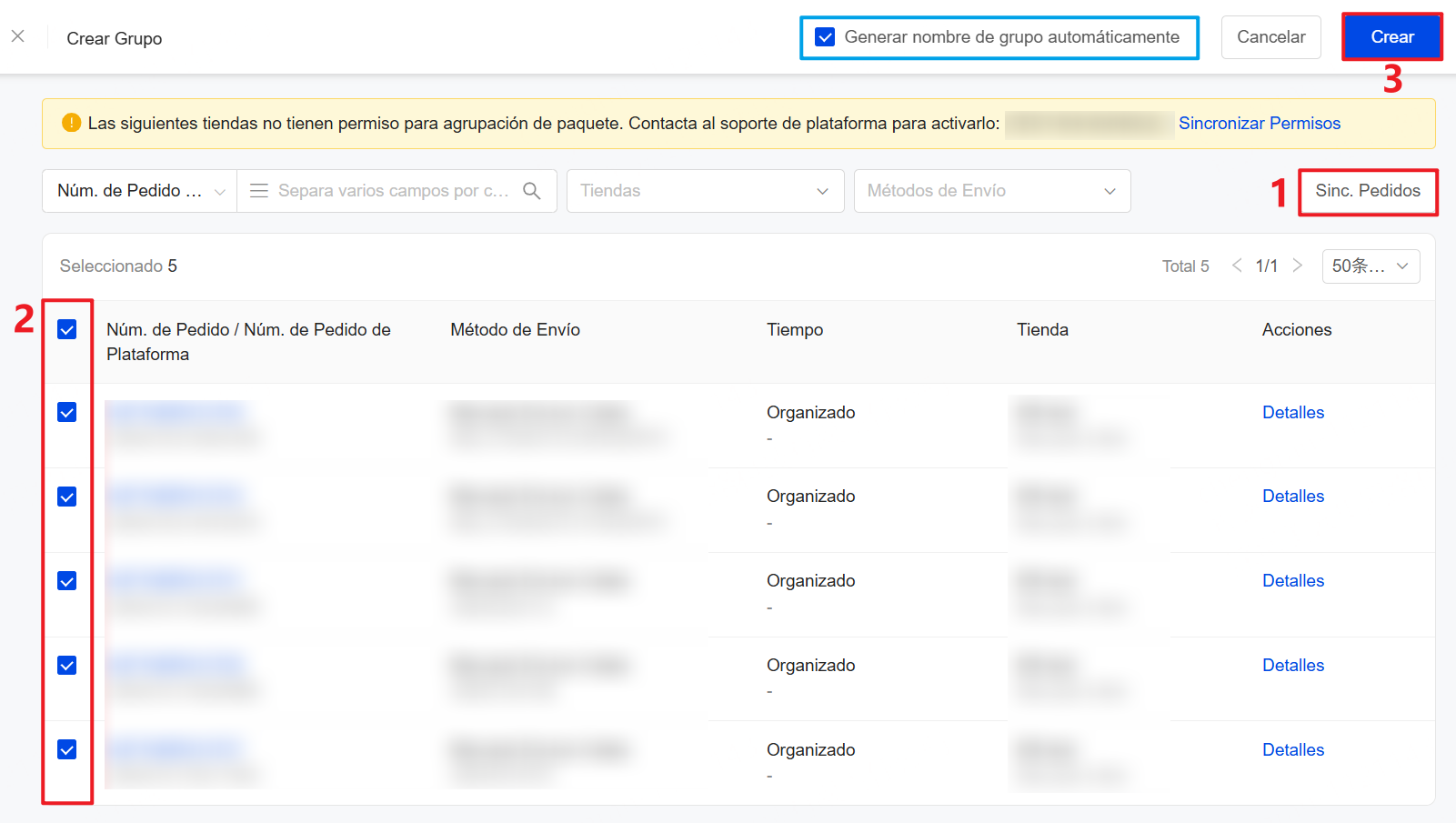 Cómo crear un grupo