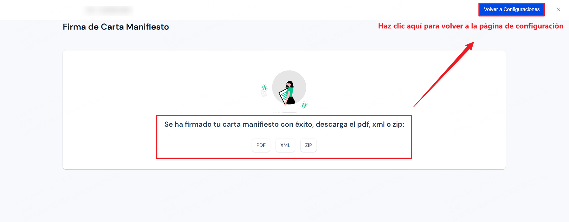 Una vez completada la firma, podrás descargarlo y guardarlo