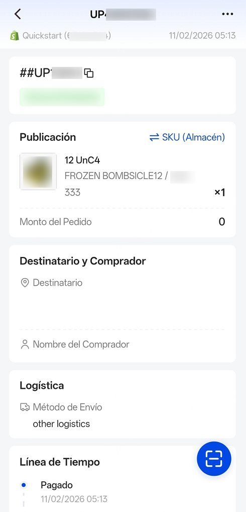 Ver detalles del pedido