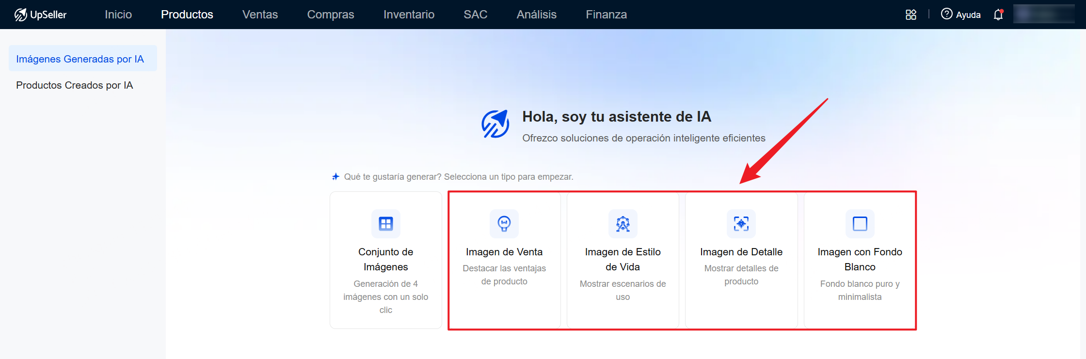 Haz clic en el icono correspondiente