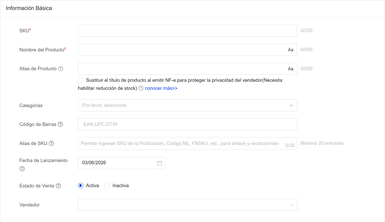 Información básica