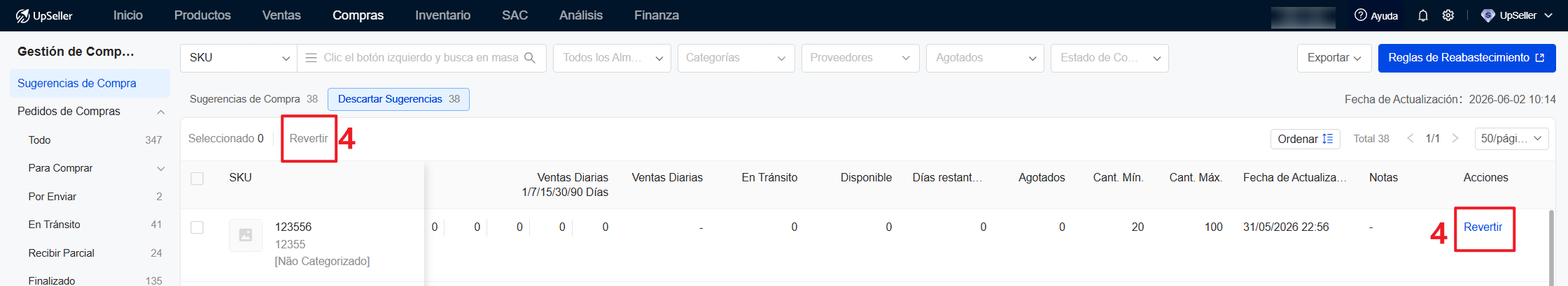 Introducción de Descartar Sugerencias