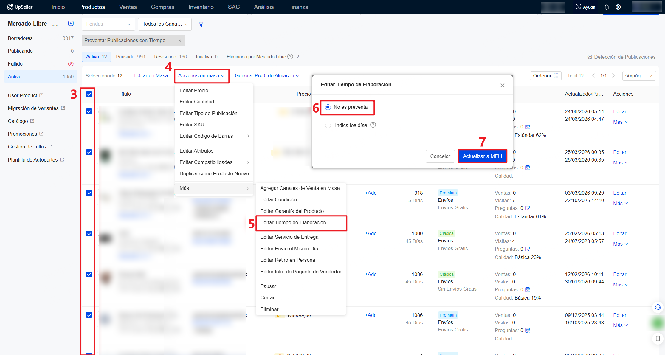 cómo configurar para que vuelva a entrega inmediata?