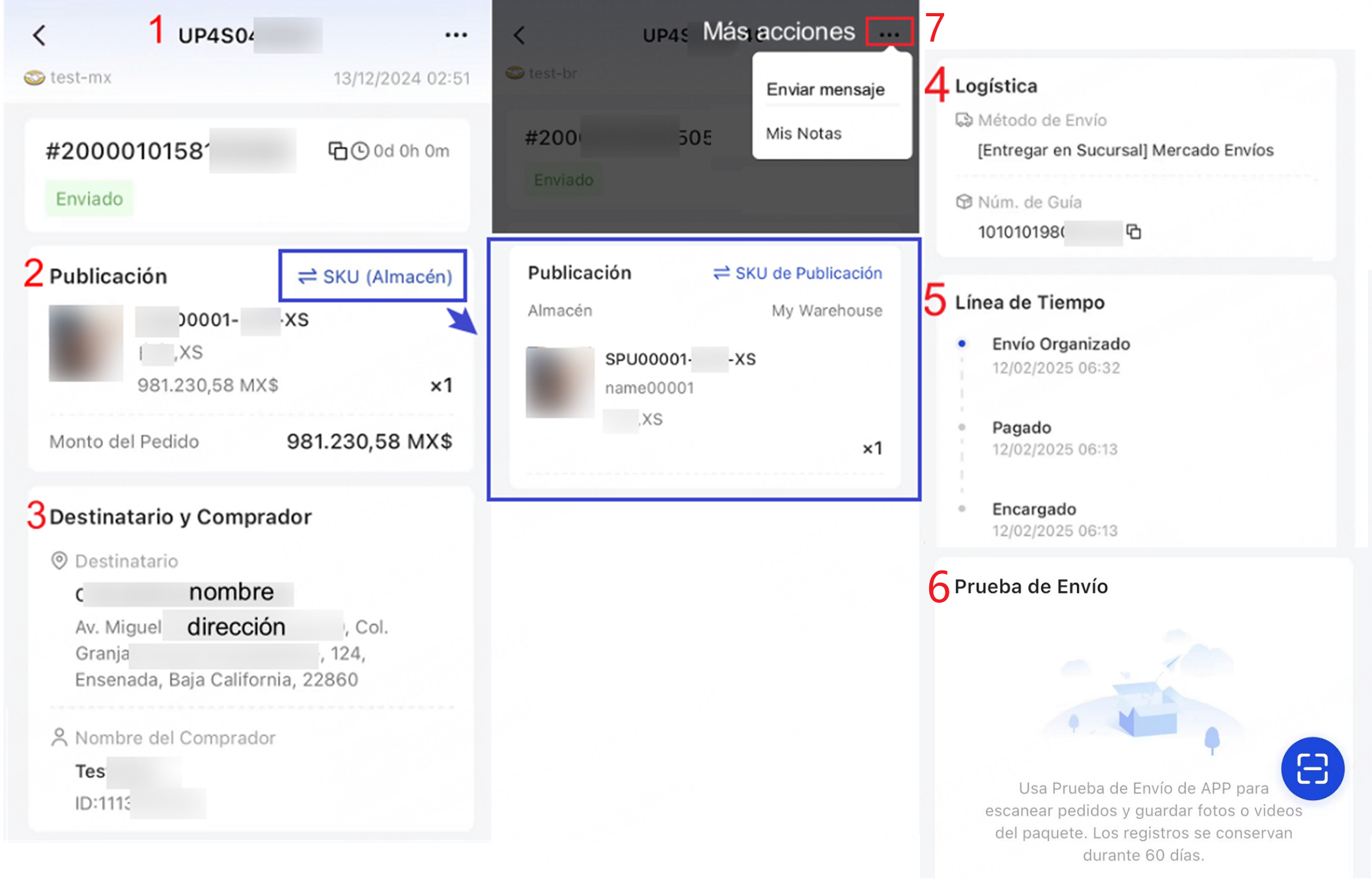 Introducción de Detalles de Pedido