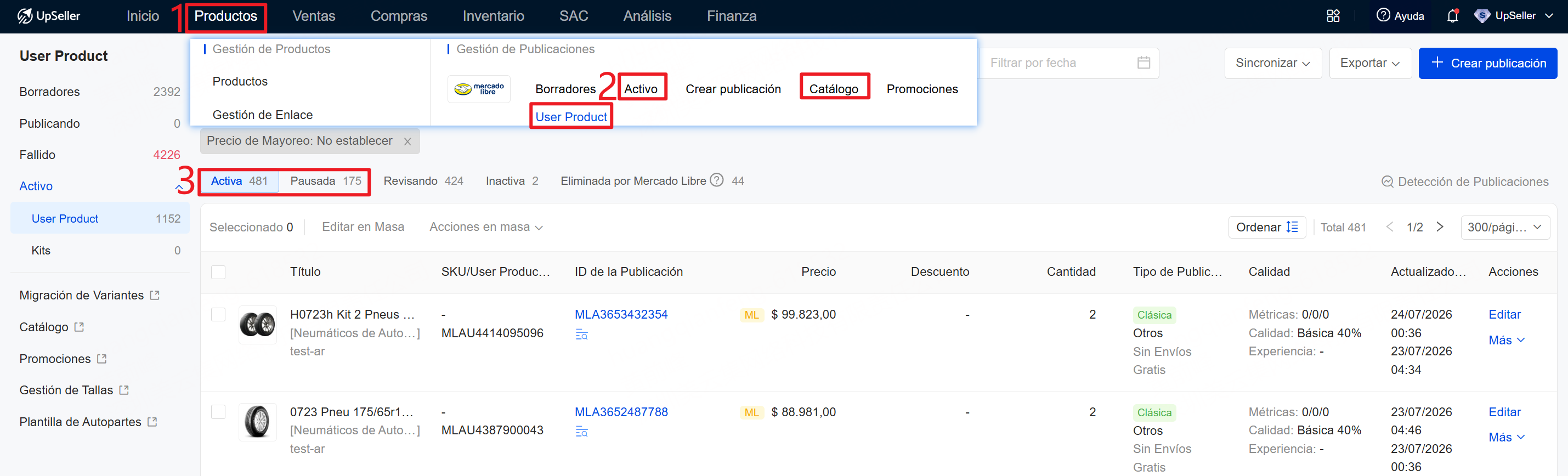 Entrada para configurar precios mayoristas B2B