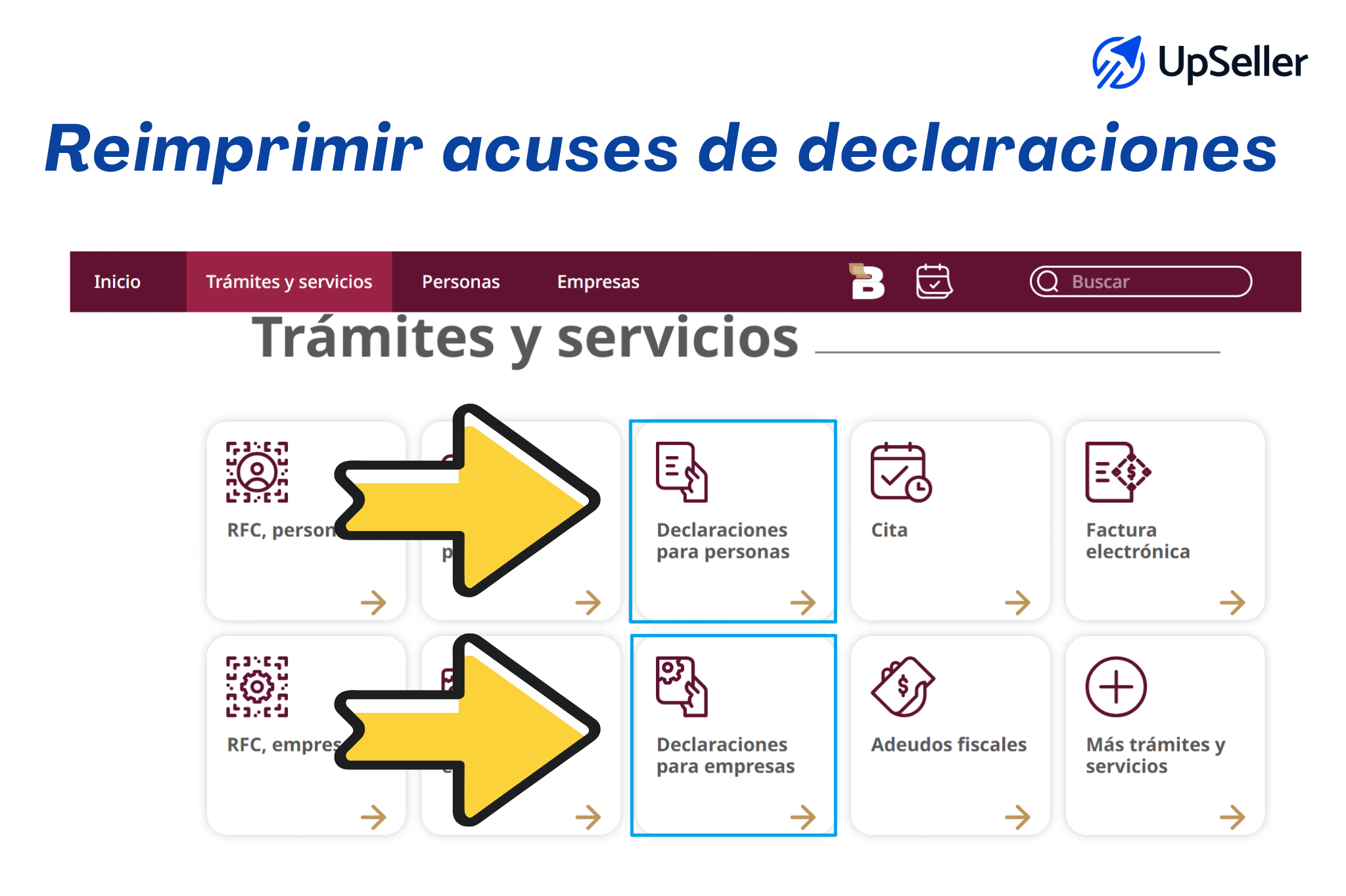 Reimprimir acuses de declaraciones