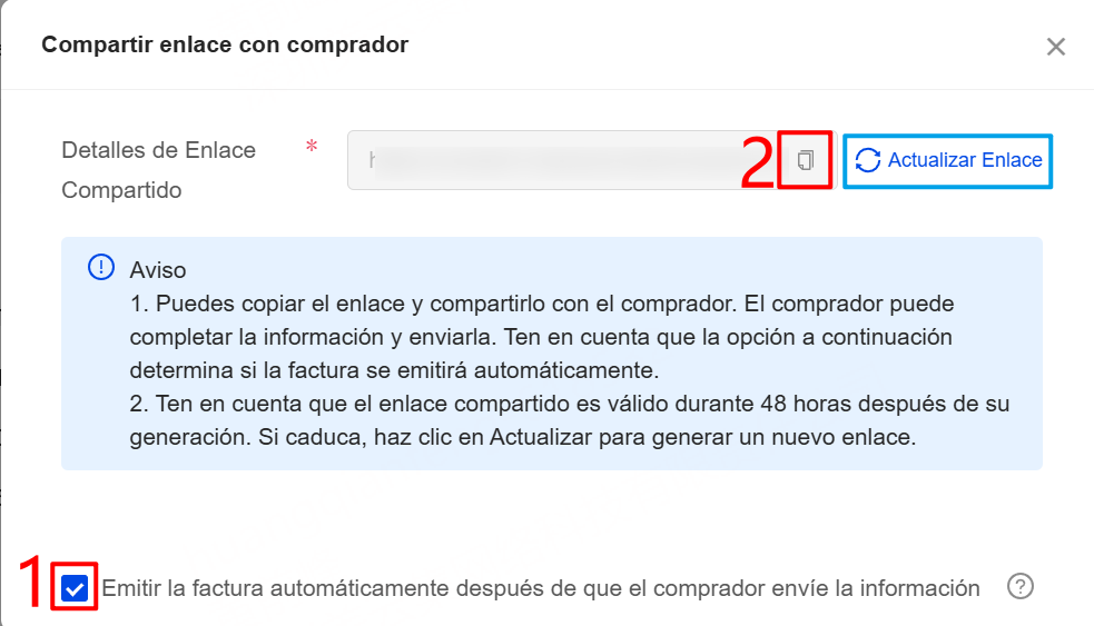  Configurar emisión automática y compartir