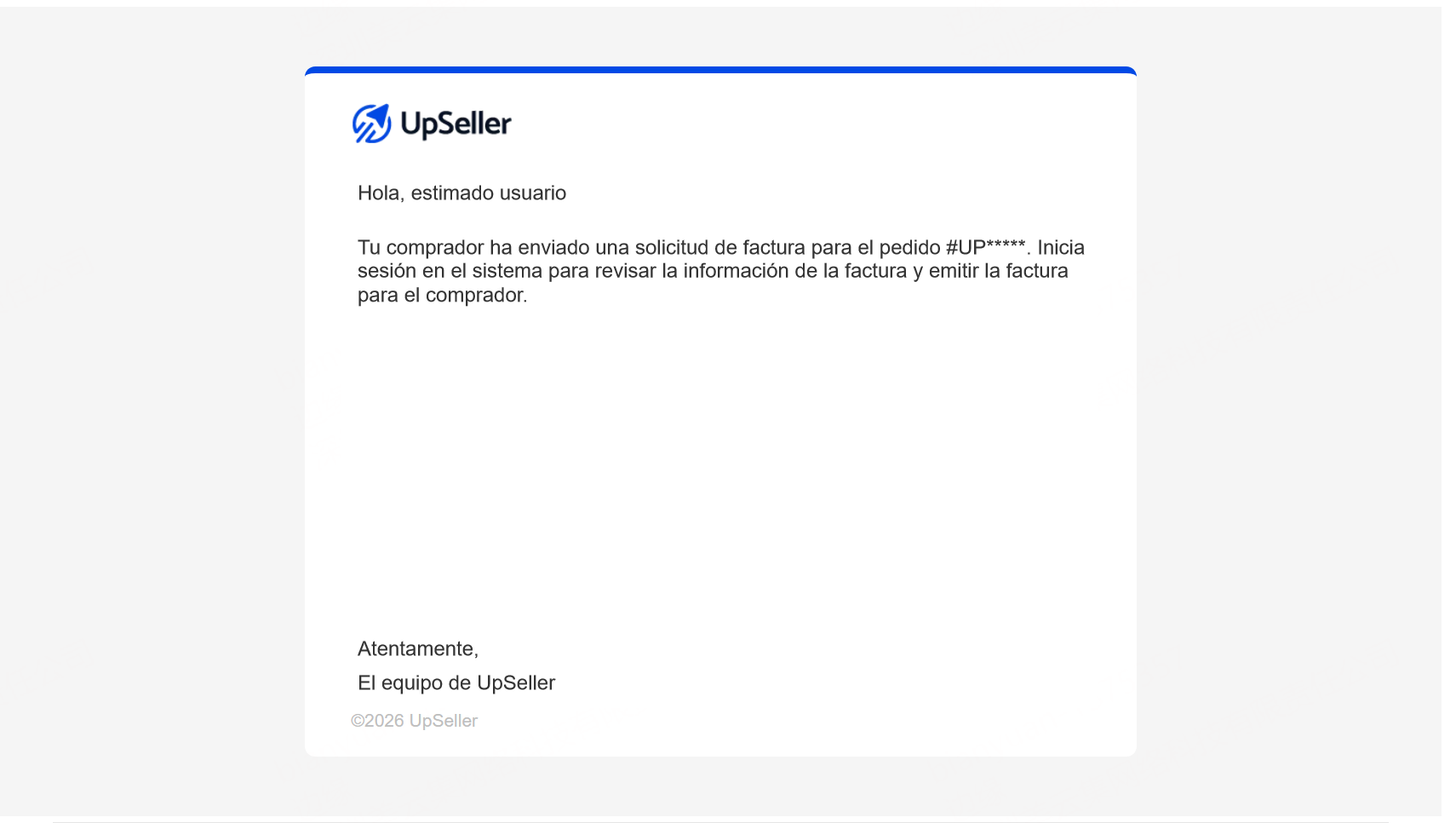vendedor deberá emitir la factura manualmente